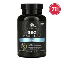 Ancient Nutrition 프로 바이오틱 발효 생강 강황 1개, 2개