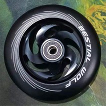 전동서핑보드 롱보드샵 고탄성 스쿠터 휠 스케이트 보드 휠체어 바퀴 88A 110mm 알루미늄 합금 스틸 허브 정밀 스피드 스케이팅 2 피스, [06] 110mm Model 6