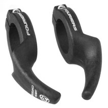 자전거핸들바 높이조절 갈매기 일체형 카본 탄소 섬유 + 나일론 자전거 바 렌드 바 MTB 산악 핸들 엔드 사, 01 Black