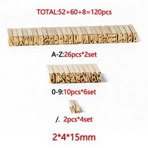 문자각인 금형ZONESUN DY-8 문자 세트 번호 LT-50D 코드 인쇄 기계에 대한 숫자, 08 2x4x15mm 120PC