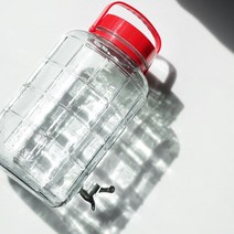 해빙파워 저장 용기 매실병 효소병 유리 술병 담금주병 과실주병, 수도꼭지효소병 12L