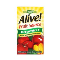 네이쳐스웨이 천연 아세로라 과일 유래 비타민C 비타민씨 500mg 1달분 베지 캡슐, 1개, 기본