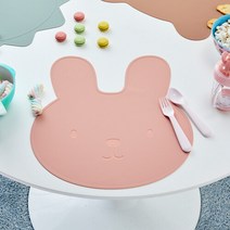 모던하우스 파티애니멀스 실리콘 모양식탁매트 토끼