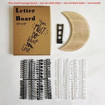 블랙보드꾸미기 카페메뉴판제작 초크아트 DIY 장식용 우드 프레임 메시지 보드 검은색 배경 변경 가능 레터보드 저렴한 고품질