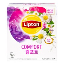 립톤 허브티 웰니스 컴포트, 1.5g, 10개