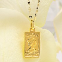 루이델라 14K 18K 목걸이 골든바 데일리 패션 여성 여자친구 선물 금 목걸이