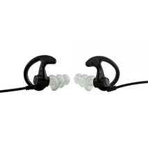 SureFire EP5 소닉 디펜더 맥스 완전 차단 이어플러그 삼중 플랜지 디자인 재사용 가능 블랙, Medium_Black