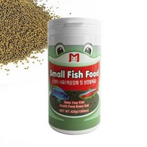 미미네아쿠아 대용량 소형어 구피 사료, 1000ml, 1개
