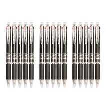 팬시토피아 3색볼펜, 블랙, 15개입