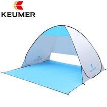 네이처하이크 에어텐트 캠핑 차박 쉘터 자동 비치 uv 보호 팝업 sun shade awning keumer 여행 관광, 은백색 텐트
