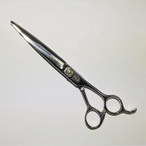 펫마스터 보급형7인치장가위(도그위그전용가위), 1개, 회색