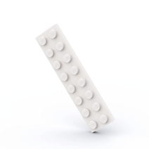 LEGO 레고 3034 2x8 베이직 블럭 부품 파트 브릭 세트, 화이트30개