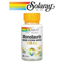 솔라레이 모노라우린 라우르산 코코넛 500mg 60캡슐