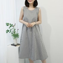 [웬디즈갤러리]마오 체크 나시 원피스 FOP130