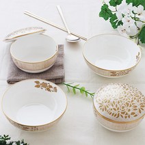 한국도자기본차이나 궁 예단 단반상기세트 6pcs, 예단포장 + 안성 학조각수저