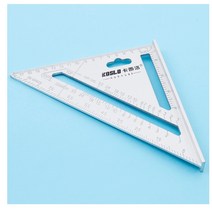 목공제작 필수템 삼각각도자(18cm) 각도측정 선긋기 드로잉 작업
