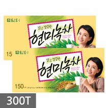 담터 현미녹차 300T(150T+150T), 225g, 2개