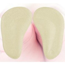 무지외반증 깔창 실리콘 패드 발가락 발바닥 교정기 뒷발 교정 깔창 아기 평발 발가락 발, 베이지