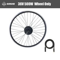 전기자전거키트 변환키트 36V/48V 500W 브러시리스 기어 후면 회전 허브 모터 변환 키트 KT 액세서리 포함 Ebike 부품 용 16-29 인치 700c 휠, [05] 27.5, [01] 36V 500W Only Motor