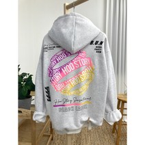 블랙라벨 기모 오버핏후드티 / 4color