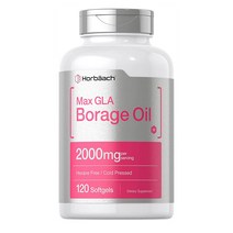 호바흐 Borage Oil 보리지 오일 2000mg 120소프트젤 오메가6 GLA함유, 120개
