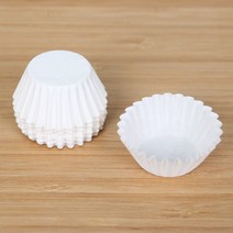 펀플러스 초콜릿DIY 포장재료, 화이트 유산지컵, 1개