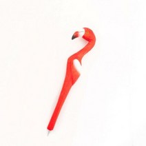 디자인링크 레드 플라밍고 우드 볼펜, 단품