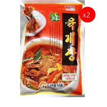 [더착한푸드]선봉 육개장 600g 2개 3인분 식자재마트 대용량 업소용 레토르트 간편식