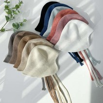 디작소 여성 여자 턱끈 보닛 벙거지 버킷햇 모자