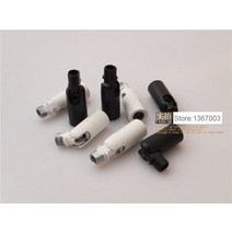 관절 조명 LED 램프 유니버설 조인트 도금 스티어링 헤드 기계식 커넥터 부품 조명 액세서리 DIY 5 개, 01 Black color