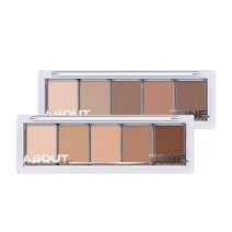 /브러쉬 2종 어바웃톤 리턴 투 베이직 섀도우 팔레트 9g 2color, AT.02 소프트