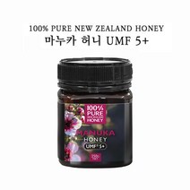 마누카꿀 뉴질랜드 꿀 마누카허니 100% 뉴질랜드산 마누카꿀 UMF5+ 마누카꿀 효능 천연 벌꿀 꿀물 직수입, UMF5+ 250g/1개, 250g, 1개