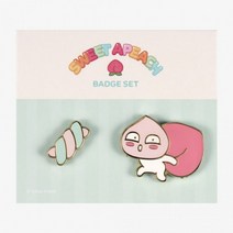 f20 116571 카카오 스윗어피치 쁘띠뱃지세트 어피치B 86x166mm 1개입
