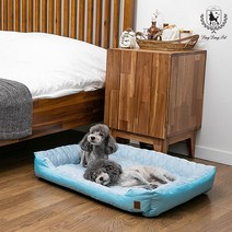 딩동펫 강아지 아이스 쿨링방석 쿨매트, 쿨링방석 블루 XL