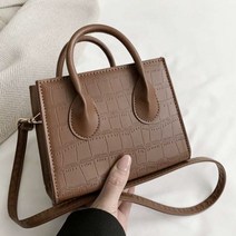 미니백 여성핸드백 출퇴근크로스 데일리토트백 브라운