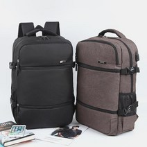 수납력UP 국내 단기여행 큰가방 남자 백팩 태블릿 지사출장 여행용배낭 근거리 남성용 지방출장 모던함 노트북 지방 선물 백백 심플 착용감 출장용 해외여행 해외출장 보조가방 실용적