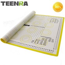 가정용화덕 화덕오븐 피자오븐 Teenra 1pcs 6646cm 비 스틱 롤링 반죽 매트 실리콘 베이킹 매트 및 라이너 오븐 실리콘 과자 매트 bakeware cozinha, 노란색