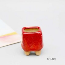 미니화분 꽃 화분 홈세라믹 화분 다육이 플랜터 컨테이너 중국 스타일 미니 녹색 식물 냄비 사무실 데스크, 06 color 6_01 mini