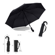 고급 3단 접이식 곡선형손잡이 젠틀 미니 케이스 자외선차단 튼튼한 넓은 고밀도원단 우산