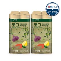 코디 아름드리 기름먹는 UKP 키친타올 140매, 2팩, 8롤
