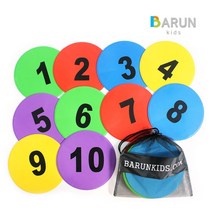 바른키즈 NEW 무지개 숫자 원마커 10개세트, 86 본상품선택