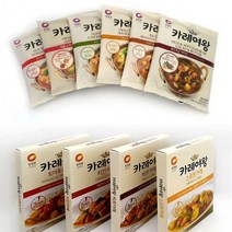 청정원 카레여왕 10종류 맛의 즉석카레 간편식 요리, 토마토요구르트