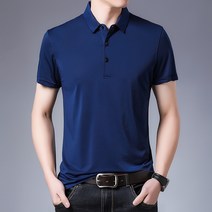 중년 남성 니트티 2367# 반팔 화섬 여름 면 원색 얇은 아이스 뉴타임즈 Z