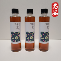땅끝 해남 개복숭아 액기스 300ml 3병 천연 효소 수제 자연 발효 원액 개복숭아청 진액 엑기스 돌 5년 항아리 숙성 효능 효과 부모님 건강 음료 집들이 축하 선물 판매 농축액, 개복숭아 액기스 원액 300ml X 3개