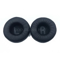 폼포드 폼보드 하드보드지 2pcs 교체 폼 이어 패드 베개 쿠션 커버 jbl tune600 t500bt t450 헤드폰, 검은색