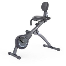 WONDER CORE Flex Cycle 편안한 시트 쿠션 및 장치 홀더가 있는 실내 고정 자전거 모든 레벨을 위한 접이식 마그네틱 리컴벤트 업라이트 매우 조용한 플라이휠 스피닝, Indigo
