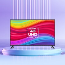 디엘티 모넥스 M433683UT 109cm 43TV 4K UHD LED TV 중형 거실 중소기업 TV, 1. 택배배송 [자가설치]
