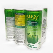 월드푸드 태국 코코넛 과육 쥬스 프리즈 코코팜 음료수 COCONUT JUICE, 240ml, 6개