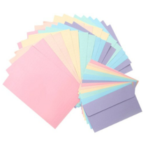 투영디자인 레인보우 6종 편지지 24p + 편지봉투 12p, 8세트