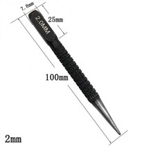 1/3pcs 합금 센터 펀치 테이퍼 포인트 직경 마킹 드릴링 도구 1.5mm/2mm/3mm 자동 나무 드릴 375ea07, 03 1pc 2mm